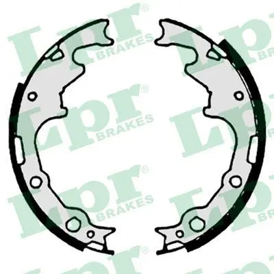 Гальмівна колодка CHRYSLER CARAVAN, GRAND VOYAGER III, VOYAGER I, VOYAGER II, VOYAGER III DODGE CARAVAN, DAKOTA, GRAND, RAM JEEP CHEROKEE, COMANCHE, GRAND CHEROKEE I, WRANGLER I 2.0-5.9 10.83- LPR 07240 (фото 1)