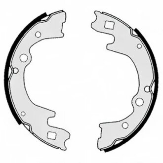 Колодки гальмівні барабанні (комплект 4 шт) LPR 08270