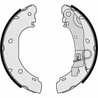 Колодки гальмівні барабанні (комплект 4 шт) LPR 08540