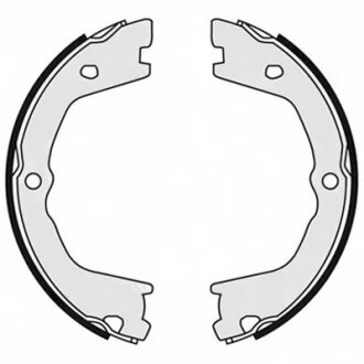Колодки гальмівні барабанні (комплект 4 шт) LPR 09080