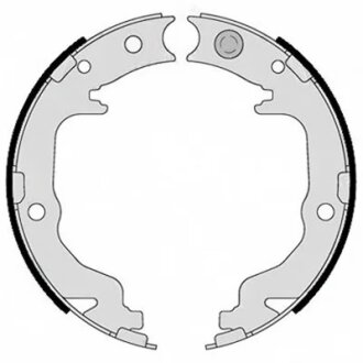 Колодки гальмівні барабанні (комплект 4 шт) LPR 09540