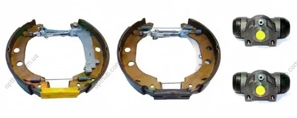 Компл. барабанних колодок з гальмівними циліндрами EASY KITNISSAN KUBISTAR BOX (X76)_KUBISTAR MPV (X76) -ua LPR OEK502 (фото 1)