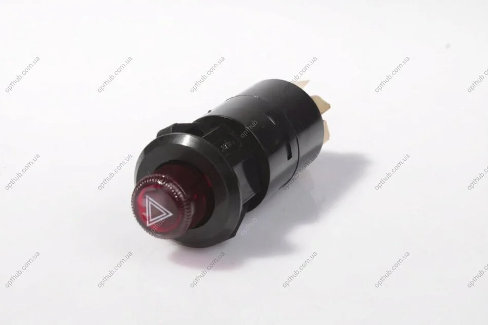 Кнопка сигналізації аварійної Газель, ВАЗ, ЗІЛ, КамАЗ (7конт., 12 Вт) (вироб-во) LSA 24.3710 (фото 1)