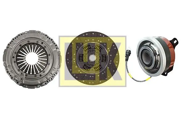Комплект зчеплення (430мм) RVI C, K, KERAX, MAGNUM, PREMIUM 2, T VOLVO 9700, 9900, B12, FH, FH II, FM, FM II, FM12, FMX, FMX II, FMX III 08.98- LuK 643 3455 33 (фото 1)