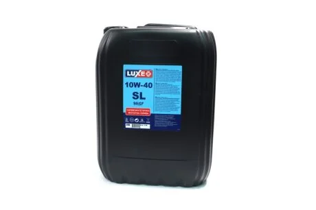 Масла моторные SL (LUXOIL S.LUX) SAE 10W-40 API SG/SF (Канистра 20л/16,4 кг)) LUXE 134