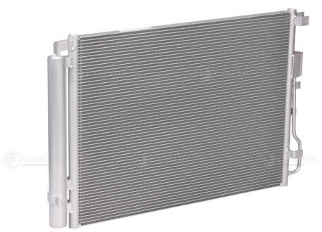 Радіатор кондиціонера TUCSON (15-)/SPORTAGE (16-) 2.0CRDI з ресивером (LRAC 08D7) LUZAR LRAC08D7