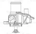 Термостат з алюмінієвим корпусом FIAT Ducato III (06-)/Iveco Daily IV (06-) 2.3JTD (LT 1680) (LT 1680) Luzar LUZAR LT1680 (фото 3)