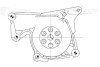 Насос водяний Renault Duster (12-)/Megane III (09-) 1.5d [K9K] (LWP 0997) LUZAR LWP0997 (фото 4)