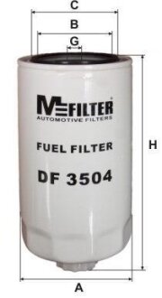 Фільтр паливний M-FILTER DF3504