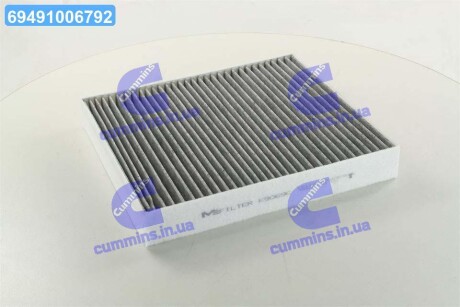 Фільтр салону SKODA RAPID, ROOMSTER 12- вугільний M-FILTER K9069C