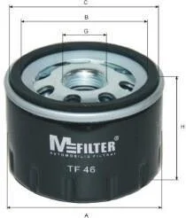 Фільтр масляний M-FILTER TF46