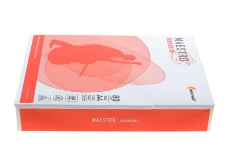 Папір офісний А4 Maestro Standard+ 80 г/кв.м 500л клас В Mondi Maestro 59028