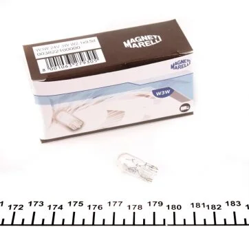 Автолампа W3W 24V 3W W2.1x9.5d Standard 24V (без цоколя) (W3W 24V) (opt-om) MAGNETI MARELLI 003822100000