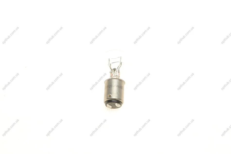 Лампа розжарювання P21/4W 12V BAZ15d (вир-во Magneti Marelli) MAGNETI MARELLI 008529100000 (фото 1)
