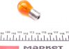 Автолампа PY21W 24V 21W BAU15s (жовта) (PY21W 24V HD) (opt-om) MAGNETI MARELLI 008568100000 (фото 1)