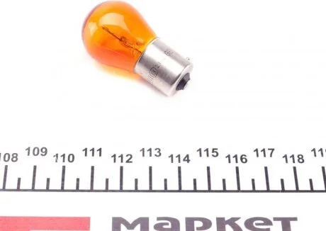 Автолампа PY21W 24V 21W BAU15s (жовта) (PY21W 24V HD) (opt-om) MAGNETI MARELLI 008568100000