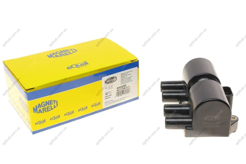 Котушка запалювання CHEVROLET AVEO (T250, T255) 1.5 (вир-во Magneti Marelli) MAGNETI MARELLI 060717089012 (фото 1)