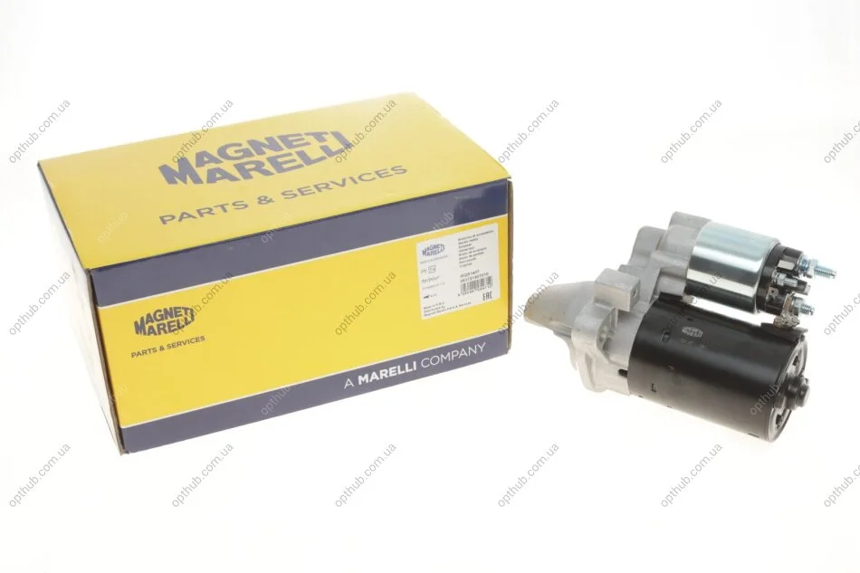 Стартер Peugeot 107 1.0 05-14/Toyota Aygo 1.0 05-14 (1.1kw) (z=8) (opt-om) MAGNETI MARELLI 063721407010 (фото 1)