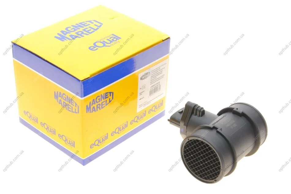 Витратомір повітря Opel Astra G 1.2 16V 00-05 (AMMQ19626) (opt-om) MAGNETI MARELLI 213719626019 (фото 1)