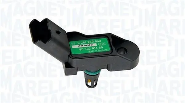 Датчик тиску у впускному колекторі (4 pin) CITROEN BERLINGO, BERLINGO MULTISPACE, C2, C3 I, C3 II, C3 PLURIEL, C4, C4 GRAND PICASSO I, C4 I, C4 PICASSO I, C5 II, C5 III, C8, C-ELYSEE 1.1-2.2 04.93- MAGNETI MARELLI 215810009700 (фото 1)