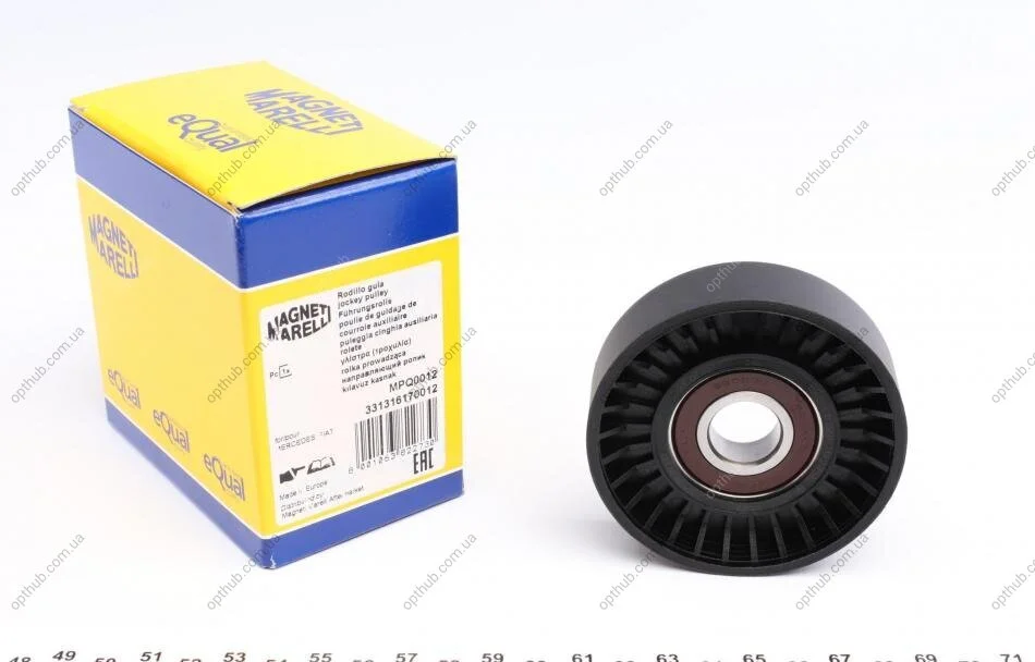 Ролик натяжний MERCEDES-BENZ (вир-во Magneti Marelli, кор. код MPQ0012) MAGNETI MARELLI 331316170012 (фото 1)