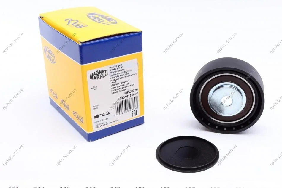 Ролик натяжний BMW (Вир-во Magneti Marelli, кор. код MPQ0036) MAGNETI MARELLI 331316170036 (фото 1)