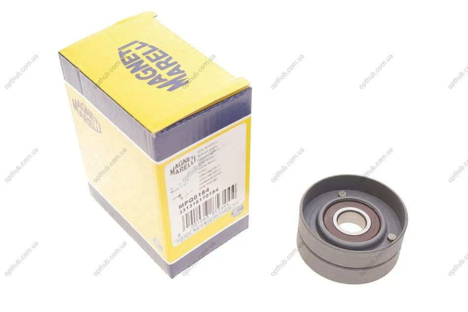 Ролик натяжний MITSUBISHI, NISSAN, OPEL, RENAULT, VOLVO (Вир-во Magneti Marelli, кор. код MPQ0184) 33131617018 MAGNETI MARELLI 331316170184 (фото 1)