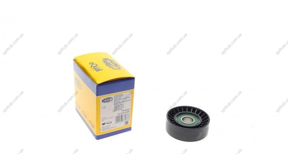 Ролик натяжний AUDI, SEAT, SKODA, VW (Вир-во Magneti Marelli, кор. код MPQ0261) MAGNETI MARELLI 331316170261 (фото 1)