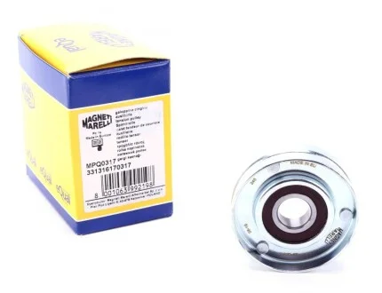 Ролик генератора Opel Astra/Vectra 1.5-1.8 03- (натяжний) (MPQ0317) UA63 MAGNETI MARELLI 331316170317