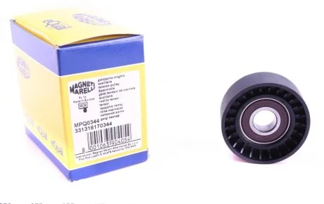 Натяжний ролик, поліклінового ремня AUDI, SEAT, SKODA, VW (Вир-во Magneti Marelli, кор. код MPQ0344) 331316170 MAGNETI MARELLI 331316170344