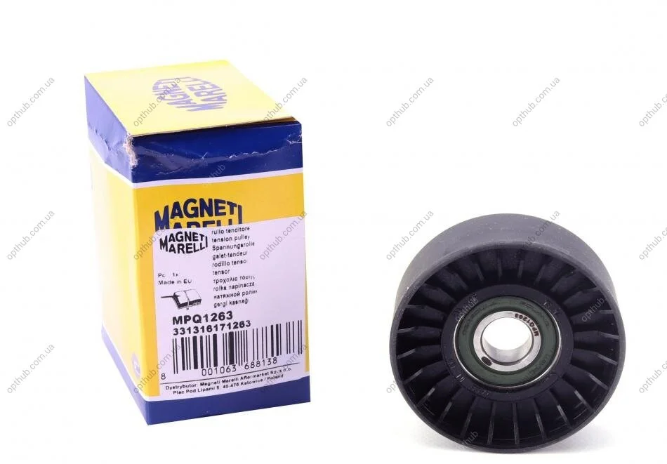 Ролик модуля натягувача ременя MPQ1263 (Вир-во MagnetiMarelli) MAGNETI MARELLI 331316171263 (фото 1)
