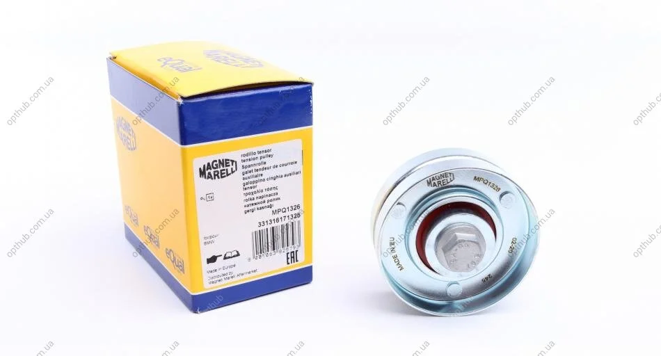 Ролик генератора BMW 3 (E46)/5 (E39) 2.0D 98-03 (натяжний) (70x26) (MPQ1326) (opt-om) MAGNETI MARELLI 331316171326 (фото 1)