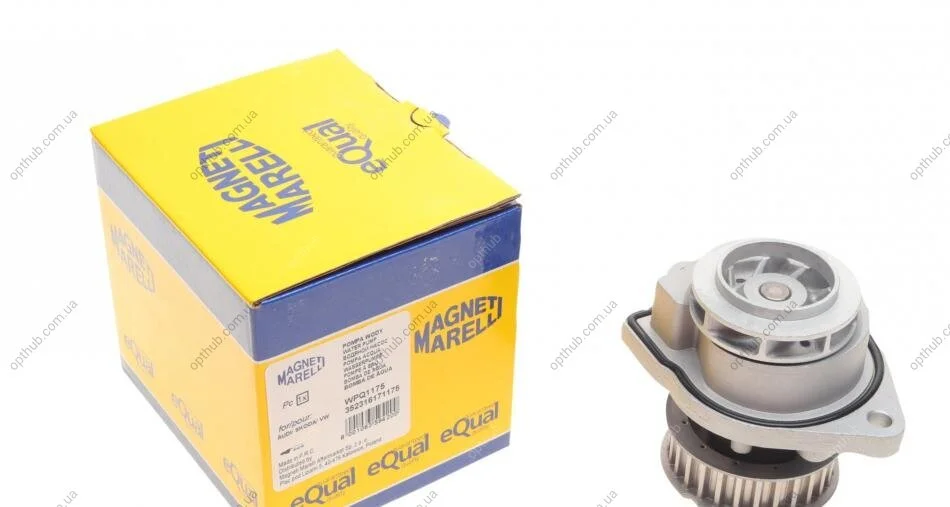 Водяний насос (Вир-во Magneti Marelli кор.код. WPQ1175) MAGNETI MARELLI 352316171175 (фото 1)