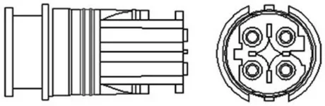 Лямбда-зонд (кількість дротів 4, 300мм) BMW 3 (E46), 5 (E39), 5 (E60), 5 (E61), 7 (E38), 7 (E65, E66, E67), 8 (E31), X3 (E83), X5 (E53), Z3 (E36), Z4 (E85), Z8 (E52) 1.9-5.4 03.94-12.10 MAGNETI MARELLI 466016355013