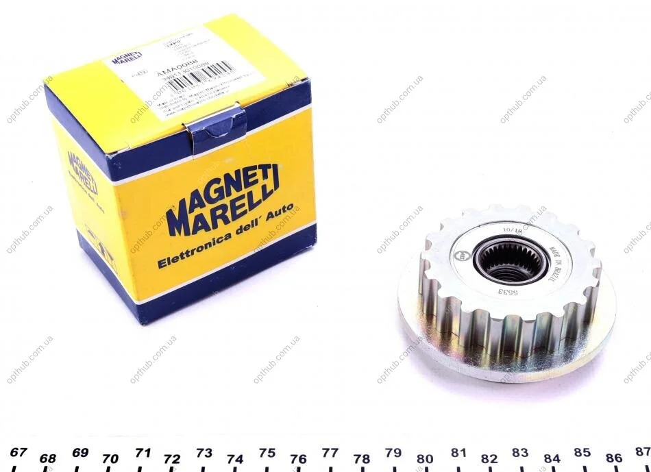 Шків генератора (вир-во Magneti Marelli кор.код. AMA0088) MAGNETI MARELLI 940113010088 (фото 1)