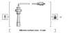 Комплект проводів запалювання MITSUBISHI SPACE STAR 1.3/1.6 09.00-12.04 MAGNETI MARELLI 941318111192 (фото 2)