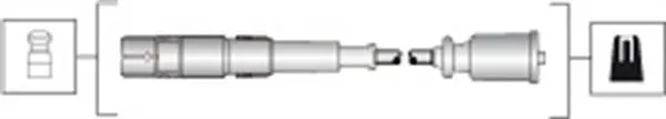Комплект проводів запалювання MERCEDES C T-MODEL (S202), C T-MODEL (S203), C (W203), CLK (A208), CLK (A209), CLK (C208), CLK (C209), CLS (C219), E T-MODEL (S210), E T-MODEL (S211) 4.3-5.5 06.97- MAGNETI MARELLI 941318111285 (фото 1)