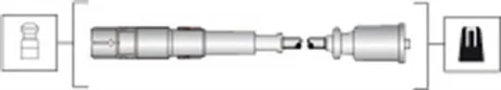 Комплект проводів запалювання MERCEDES C T-MODEL (S202), C T-MODEL (S203), C (W203), CLK (A208), CLK (A209), CLK (C208), CLK (C209), CLS (C219), E T-MODEL (S210), E T-MODEL (S211) 4.3-5.5 06.97- MAGNETI MARELLI 941318111285