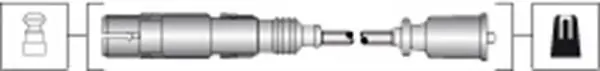 Комплект проводів запалювання FORD FIESTA V, FUSION, KA, STREET KA 1.3/1.6 02.01-11.08 MAGNETI MARELLI 941318111304 (фото 1)