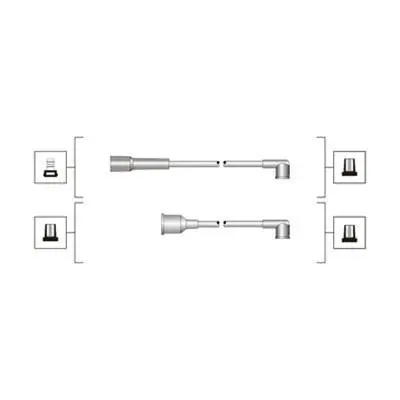 Комплект проводів запалювання VW POLO III 1.0 10.94-10.99 MAGNETI MARELLI 941319170077 (фото 1)