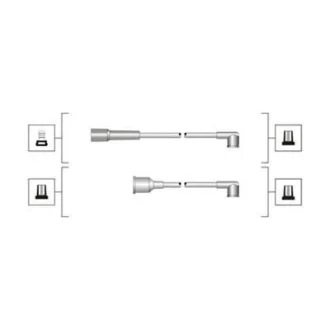 Комплект проводів запалювання VW POLO III 1.0 10.94-10.99 MAGNETI MARELLI 941319170077