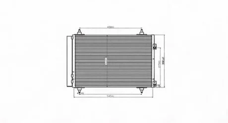 Конденсер кондиціонера MAGNETI MARELLI BC820