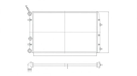 Радіатор охолоджування MAGNETI MARELLI BM841