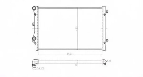 Радіатор охолоджування MAGNETI MARELLI BM852