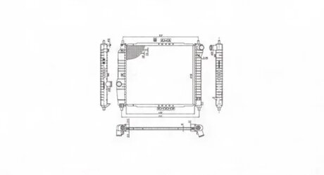 Радіатор охолоджування MAGNETI MARELLI BM891