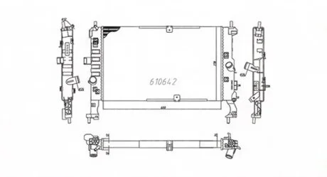 Радіатор охолоджування MAGNETI MARELLI BM972