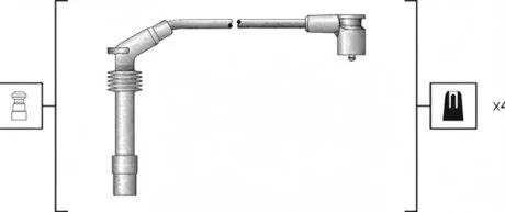 Комплект кабелів високовольтних MAGNETI MARELLI MSK1159