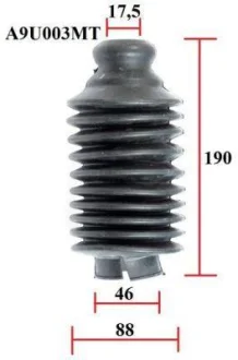 Пильовик амортизатора, лів/прав DAEWOO ESPERO, NEXIA FERRARI CALIFORNIA HONDA ACCORD I, ACCORD II, PRELUDE I, PRELUDE II HYUNDAI PONY MAZDA 626 I MITSUBISHI COLT V, CORDIA 1.0-4.3 01.78- MAGNUM TECHNOLOGY A9U003MT