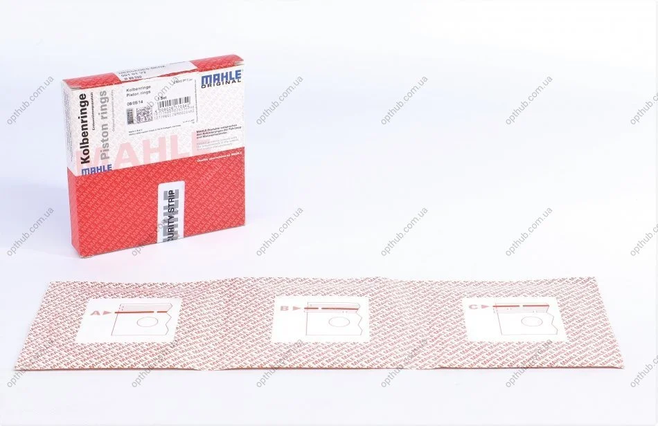 Кільця поршневі MB Sprinter 2.9TDI (89.50mm/+0.5) (2.5-2-3) MAHLE UA63 MAHLE / KNECHT 001 01 V2 (фото 1)