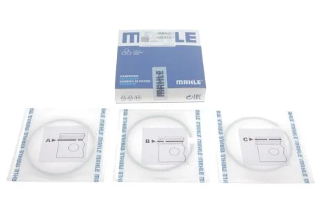 Кольца поршневые MB 88,00 OM611/612/613 2,2TD/2,7TD/3,2TD (пр-во Mahle) MAHLE / KNECHT 001 36 N0